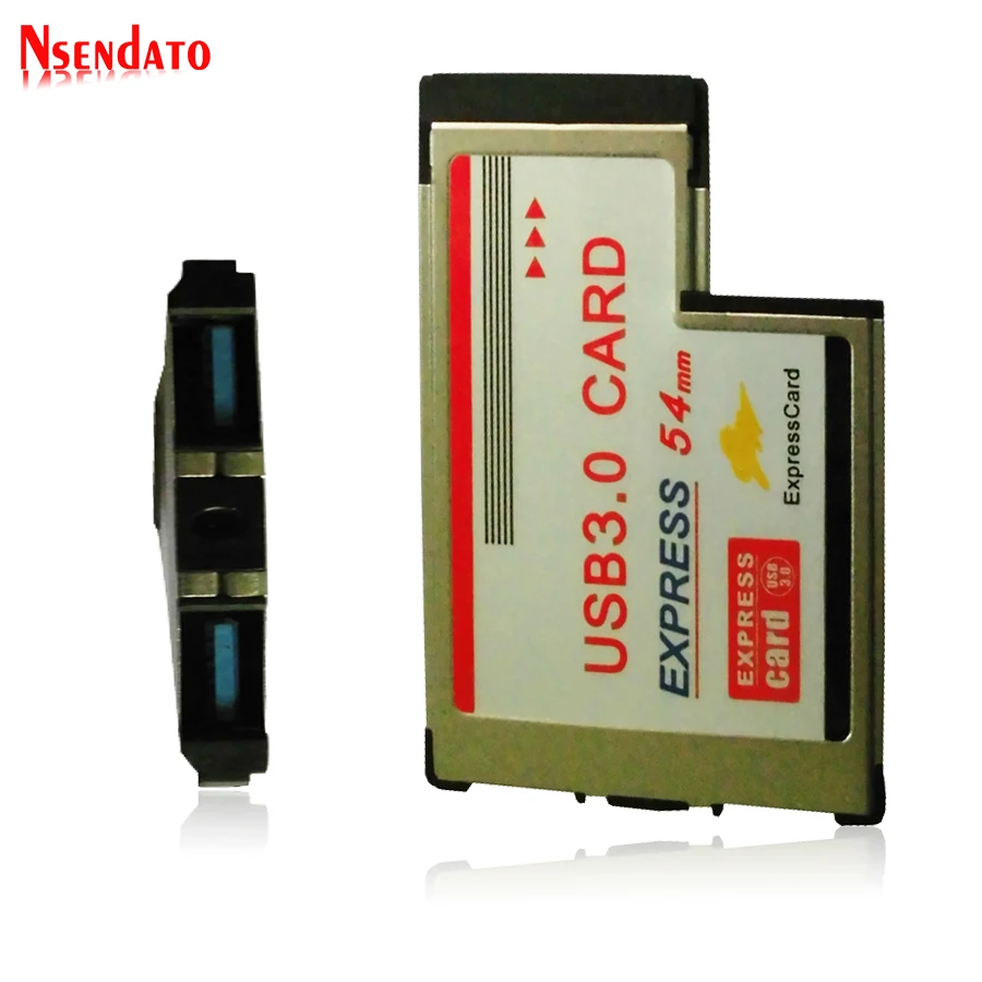 USB 3.0 3 0 PCI Express адаптер с 2 портами 5 Гбит/с USB3.0 HUB 54 мм слот ExpressCard конвертер - купить