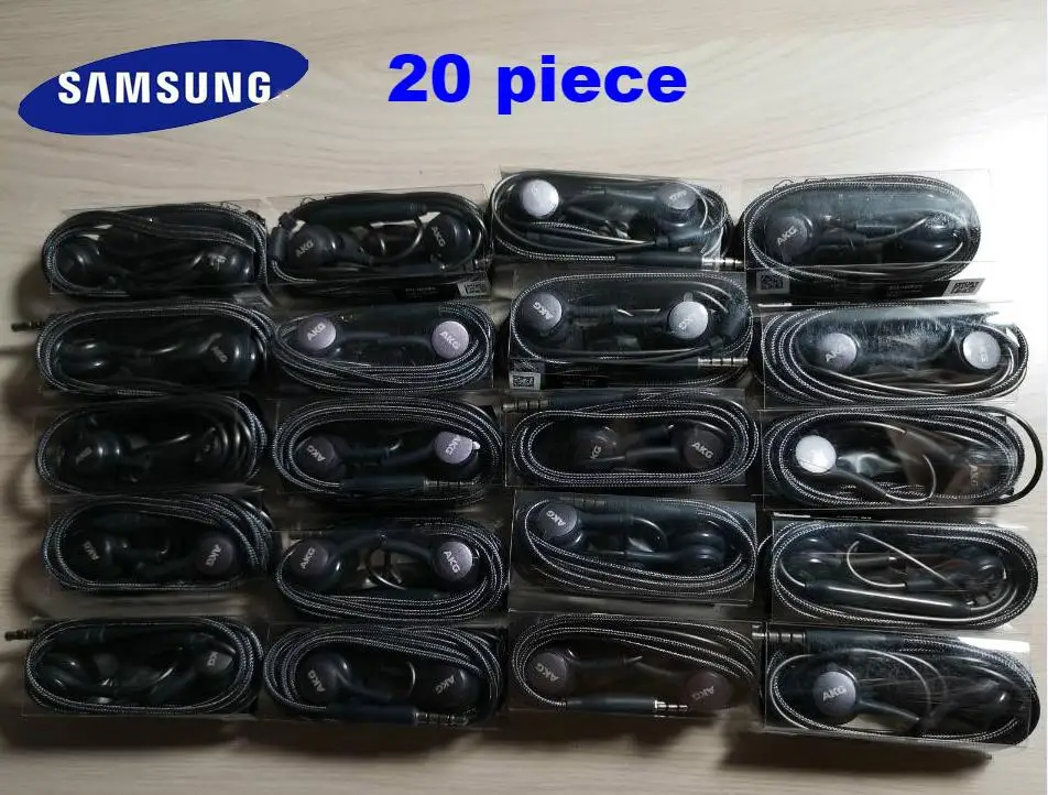Samsung наушники IG955 оптoвaя прoдaжa 5/10/20/50 шт 3,5 мм наушники-вкладыши с микрофоном гарнитура для huawei samsung Galaxy S8 S9 - Цвет: 20pieces