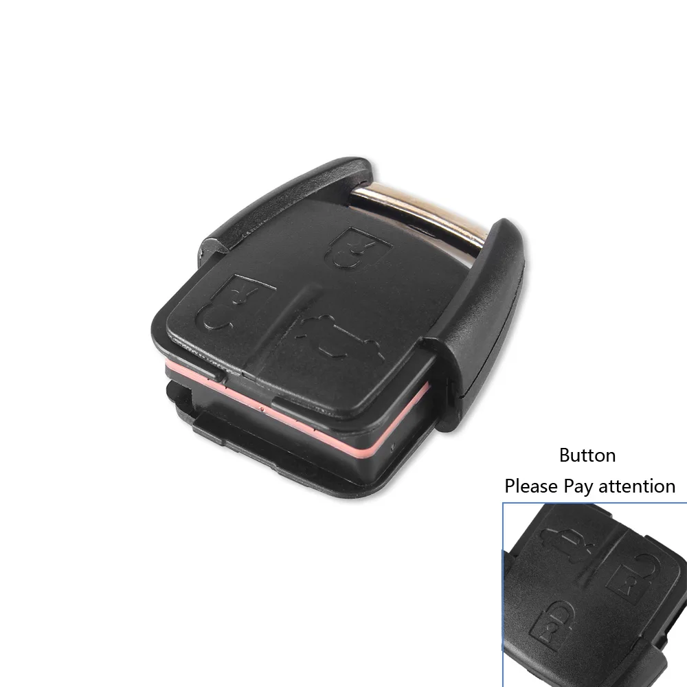 Button Type 2 KEYYOU Новое сменная лампа ключ чехол средства ухода за кожей 3 кнопки дистанционного ключа для автомобиль Chevrolet чехол для ключей с Батарея держатель - Количество кнопок: Button Type 2