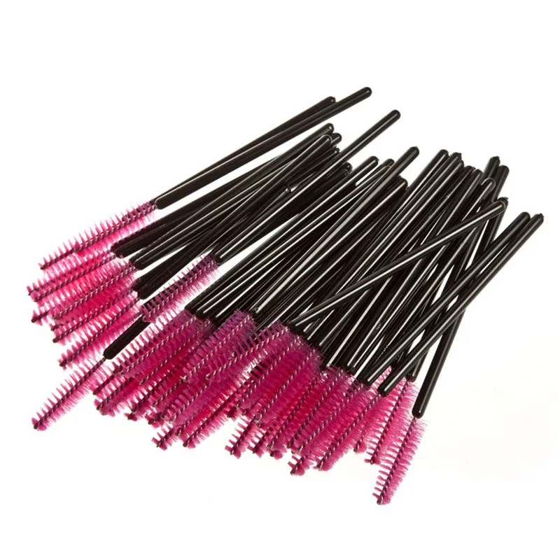50 шт. одноразовые компактные аппликаторы для туши глаз|escova maquiagem|disposable eyelash brushmascara