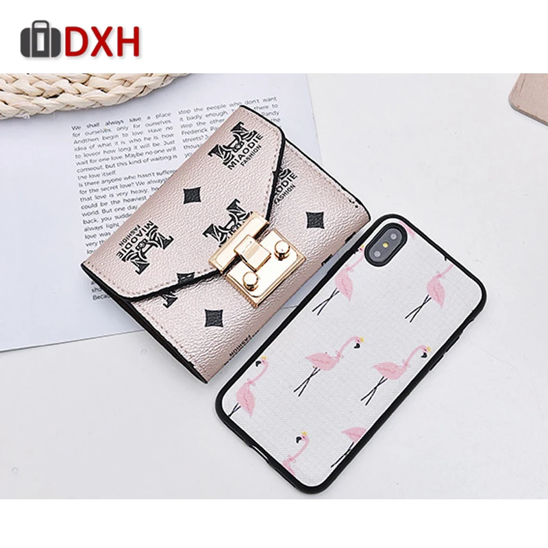 Повседневный Кошелек DXH 2019 женские кошельки Женский кошелек новинка симпатичный