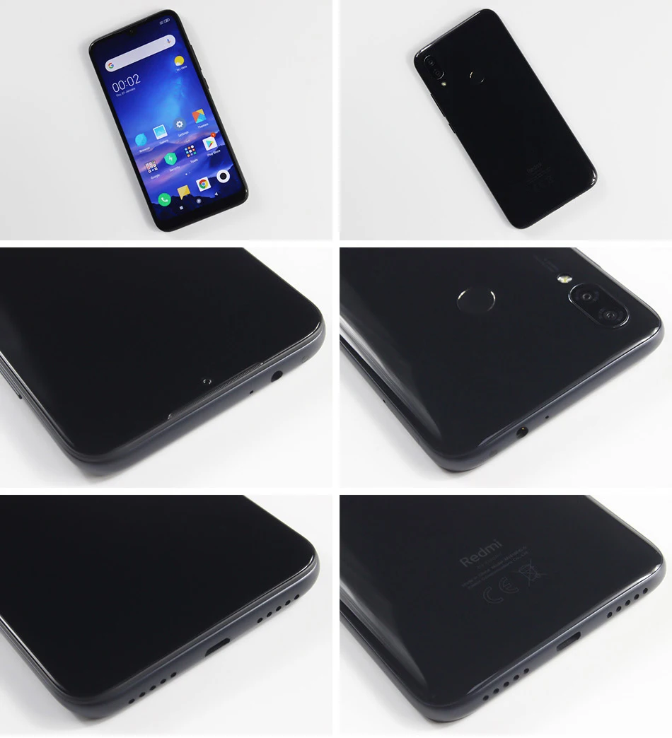 Мобильный телефон Xiaomi Redmi 7 с глобальной прошивкой, 4 Гб ОЗУ, 64 Гб ПЗУ, Восьмиядерный процессор Snapdragon 632, камера 12 МП, аккумулятор 4000 мАч, 6,26 дюйма, полный экран