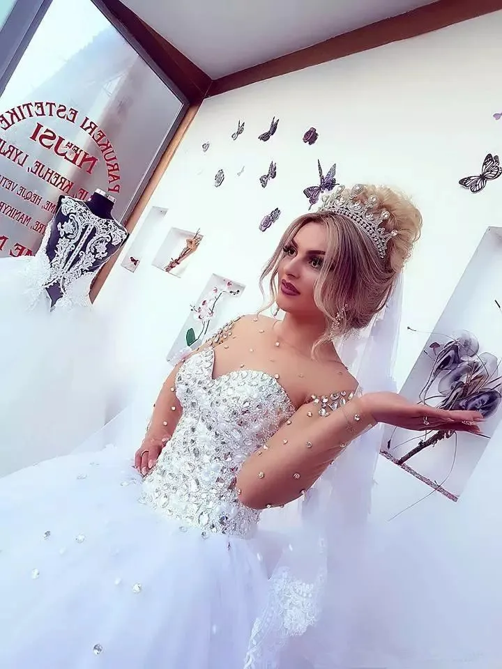 Vestido De Nova 2020 зимние сапоги с роскошными кристаллами и бисером бальное свадебное