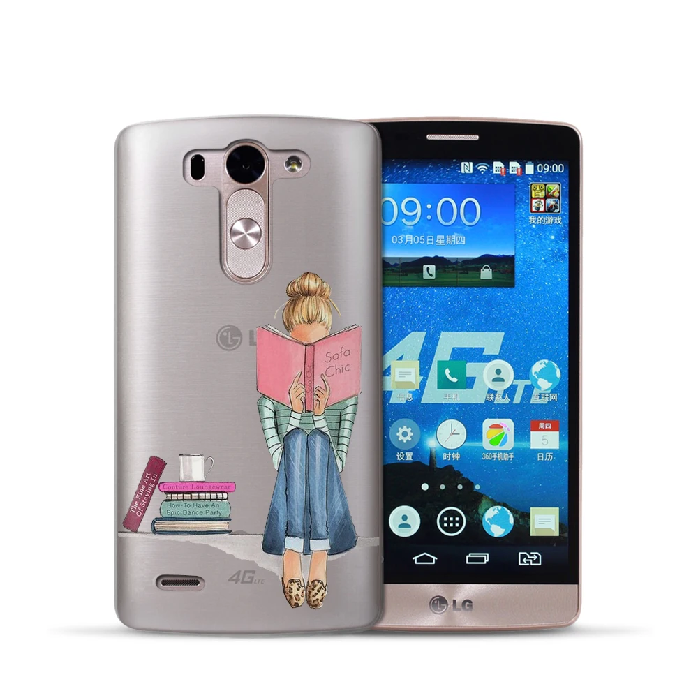 Красивый модный чехол для девочек LG Q6 G6 X Power 2 K8 K10 2017 XScreen G4 G5 Q8 K7 окрашенный