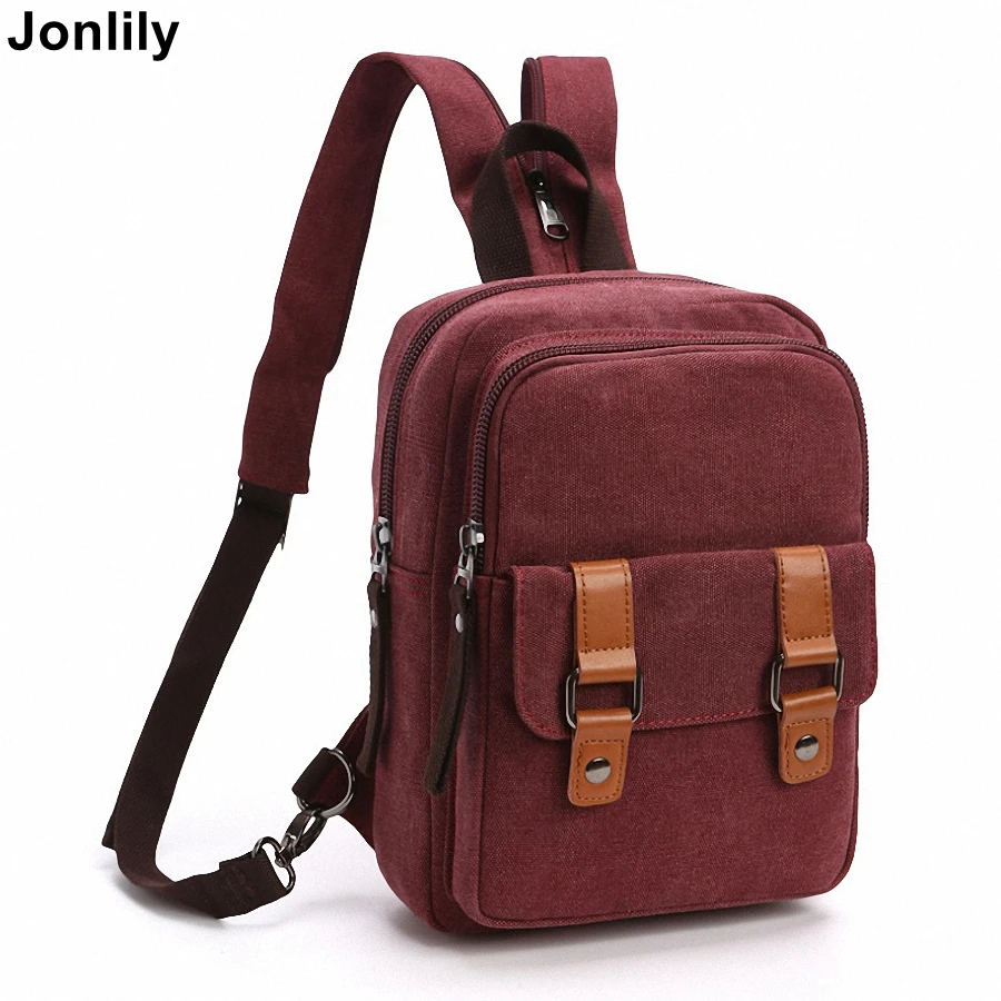 Jonlily Unisex Fashion Backpacks Simple and practical Sling Shoulder Bags Giant Capacity Travel Bags for Teenagers -KG068
