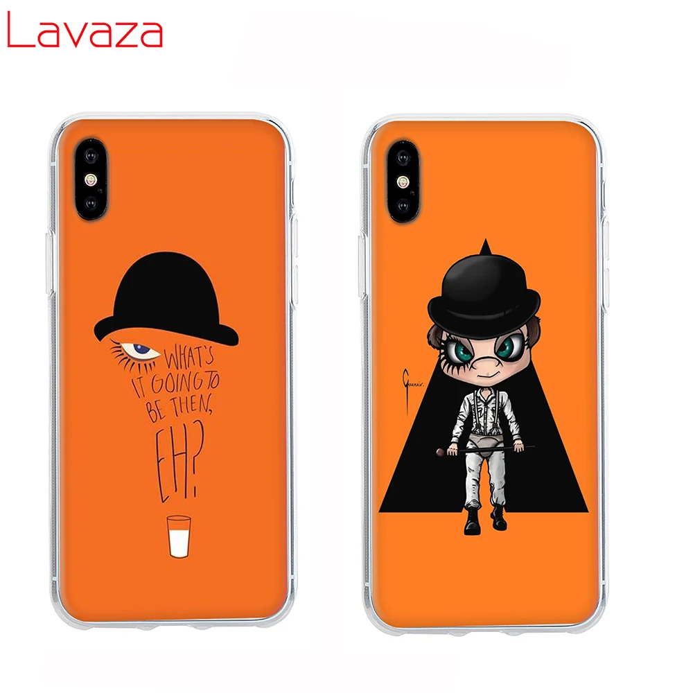 Жесткий чехол для телефона Lavaza A Clockwork оранжевая пленка аниме Apple iPhone 6 6s 7 8 Plus X 5 5S SE