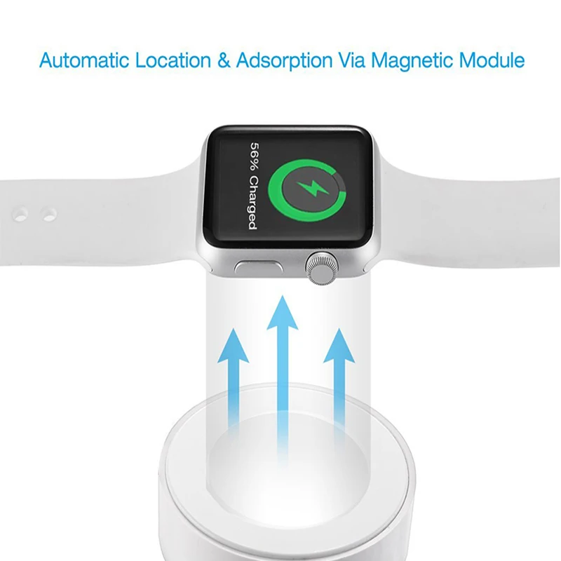 Магнитное Беспроводное зарядное устройство для Apple Watch 1 м/3 3 фута USB кабель