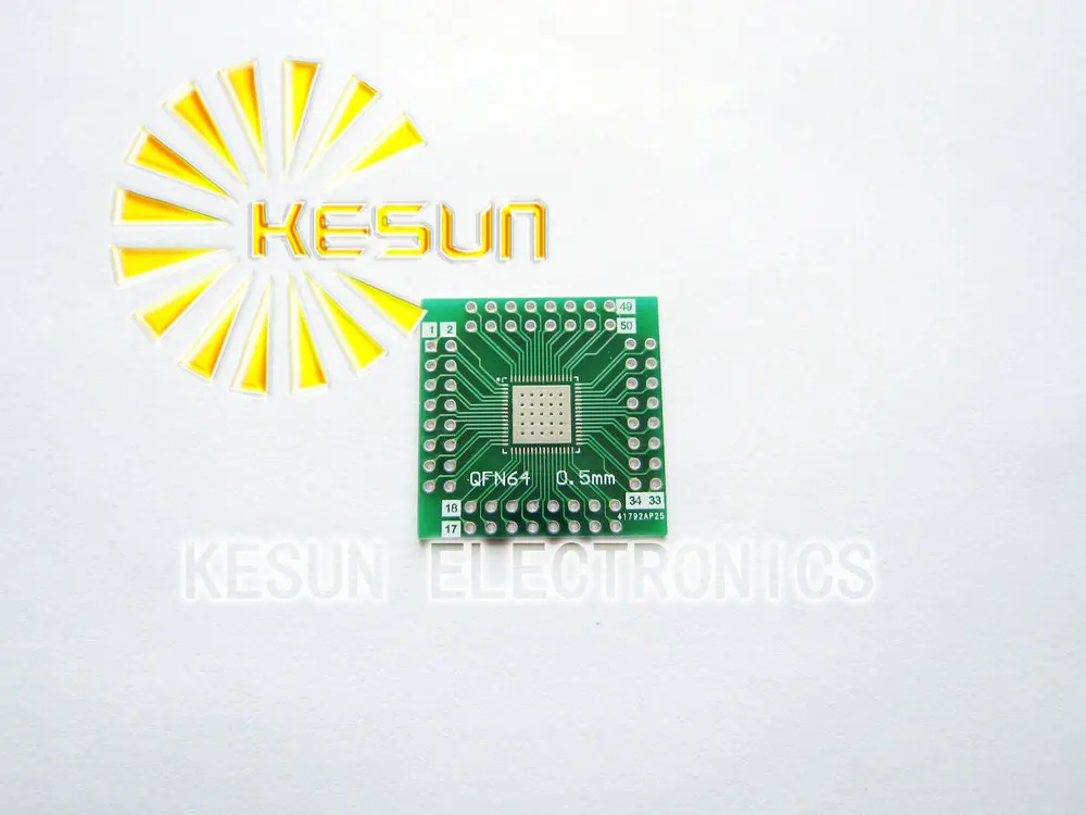 10 шт. QFN64 QFN56 поворотный DIP64 DIP56 0 5 мм IC адаптер гнездо/плата адаптера PCB|pcb key|pcb