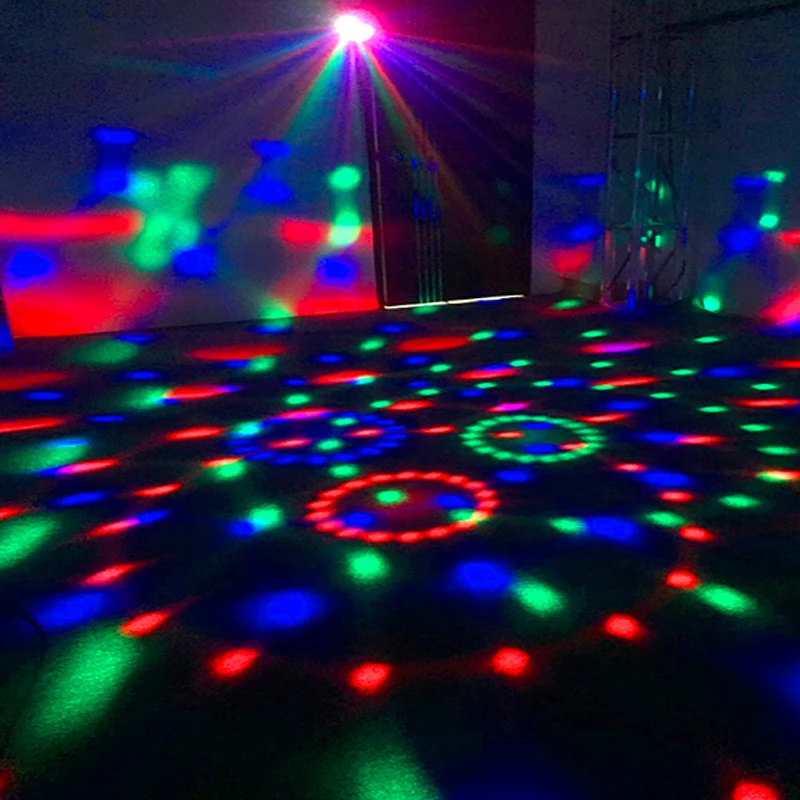 Led Disco Light Stage Lights DJ Ball Sound Activated Laser Projector effect Lamp Music Christmas Party | Лампы и освещение