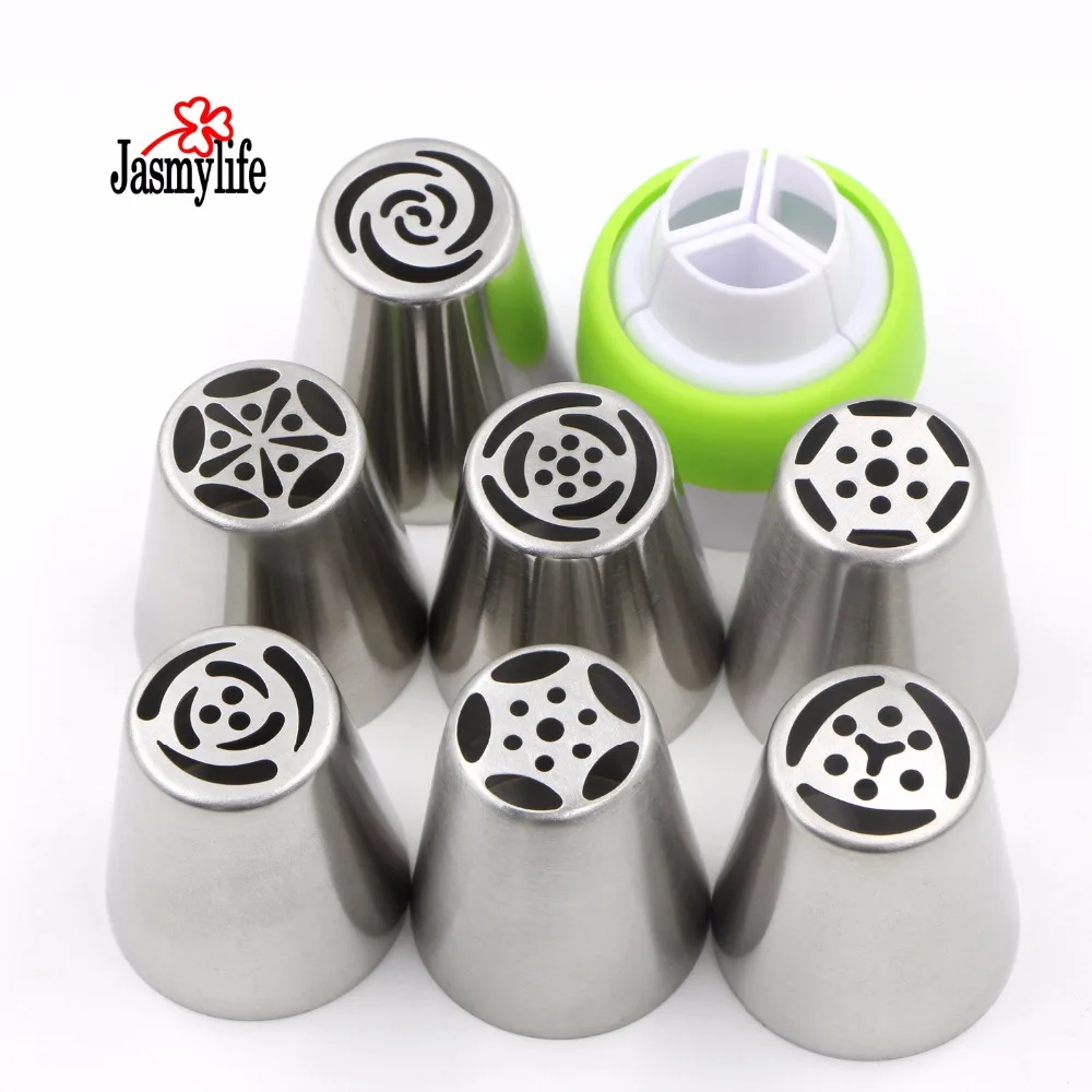 Набор для изготовления трубок из нержавеющей стали 8 шт. кондитерских