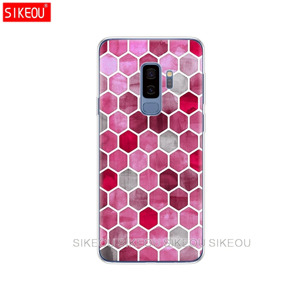 silicone case for Samsung Galaxy S9 S8 S7 S6 edge S5 S4 S3 PLUS phone cover Rainbow Pastel Watercolor Moroccan | Мобильные телефоны