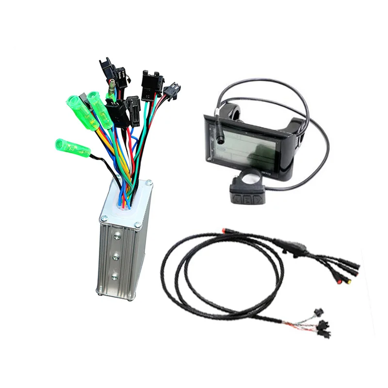 36vS900LCD with wire 36 В, 350 Вт, 500 Вт, комплект для электрического велосипеда, светодиодный ЖК-дисплей, контроллер электровелосипеда, комплект водонепроницаемого кабеля, запчасти для электровелосипеда - Цвет: 36vS900LCD with wire