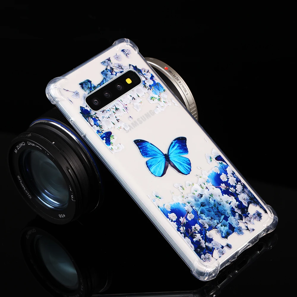 Флип кейс из искусственной кожи для Samsung galaxy S10 S10E SPlus кожаный чехол с принтом