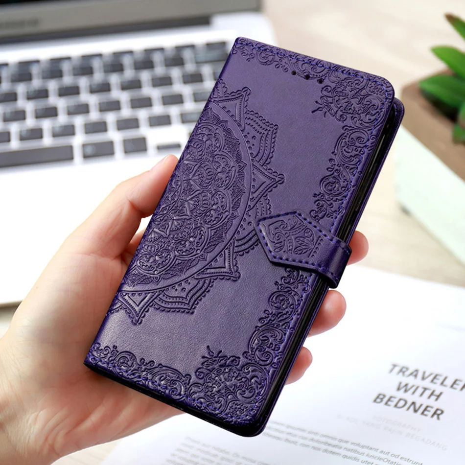 Крышка samsung J3 J8 J7 2018 подставка чехол для телефона Роскошный кожаный с откидной