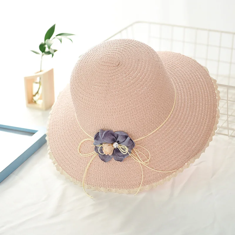 Новая женская Солнцезащитная шляпа весенняя и Летняя Корейская кружевная
