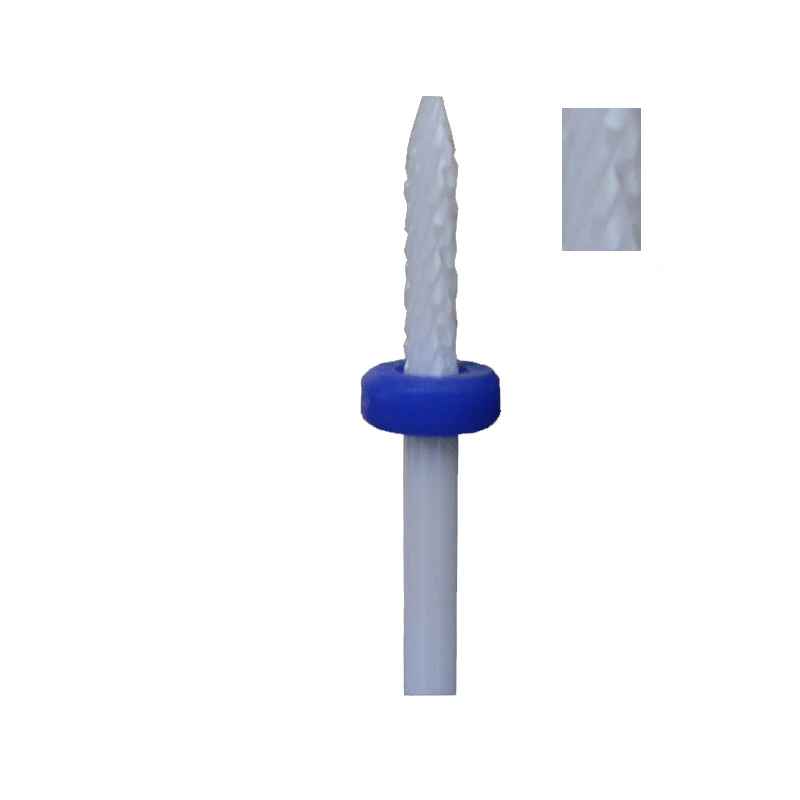 

1pcs White Ceramic Nail Drill Bit - Under Nail Cleaner Bit -M