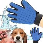 Перчатка для груминга домашних животных, щетка для ванной, расческа для кошек и собак, Массажная щетка, перчатки для очистки рук, средство для удаления волос, инструменты для груминга домашних животных
