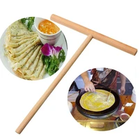 chinese specialty crepe maker pancake batter wooden spreader stick kitchen tool diy restaurant canteen supplies