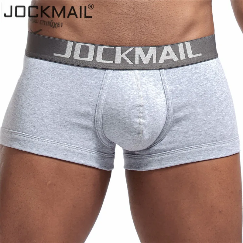Трусы боксеры JOCKMAIL мужские Брендовое нижнее белье хлопковые дышащие шорты
