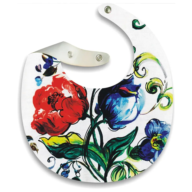 Baby Boy Bibs Solid Moms Care Slabbers Pure Cotton Bandana Bib for Newborn bibs Fashion with nice Button Style | Детская одежда и