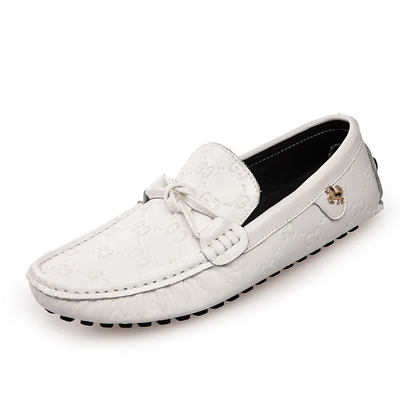 DADIJIER 2018 Brand Spring Summer New Peas Shoes Men's Leather Driving British Breathable Casual JH147 | Обувь