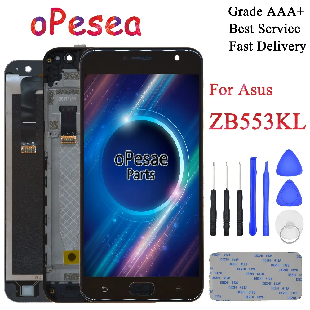 OPesea 5,5 ''для Asus Zenfone 4 Selfie ZB553KL X00LD X00LDA ЖК-дисплей панель сенсорный экран дигитайзер стекло сенсор сборка
