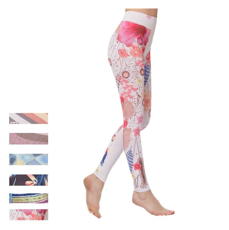 Женские тянущиеся леггинсы с высокой талией Осенние обтягивающие штаны для