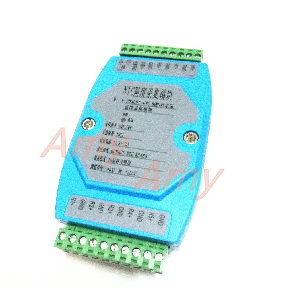 8 способ температуры NTC Термистор Модуль сбора MODBUS RTU 485|protocol| |