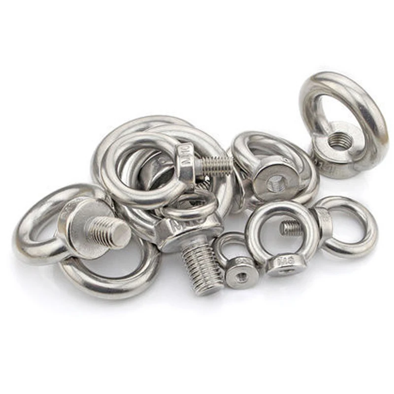 304 Stainless Steel Marine Lifting Eye Nut Ring Thread Shape Fastener Eyebolt M14 M16 |