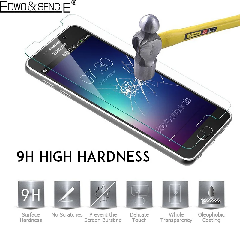 Edwo 0.26 мм закаленное стекло пленка для samsung galaxy a3 a5 a7 (2016) J3 J5 J7 2017 Протектор Экрана