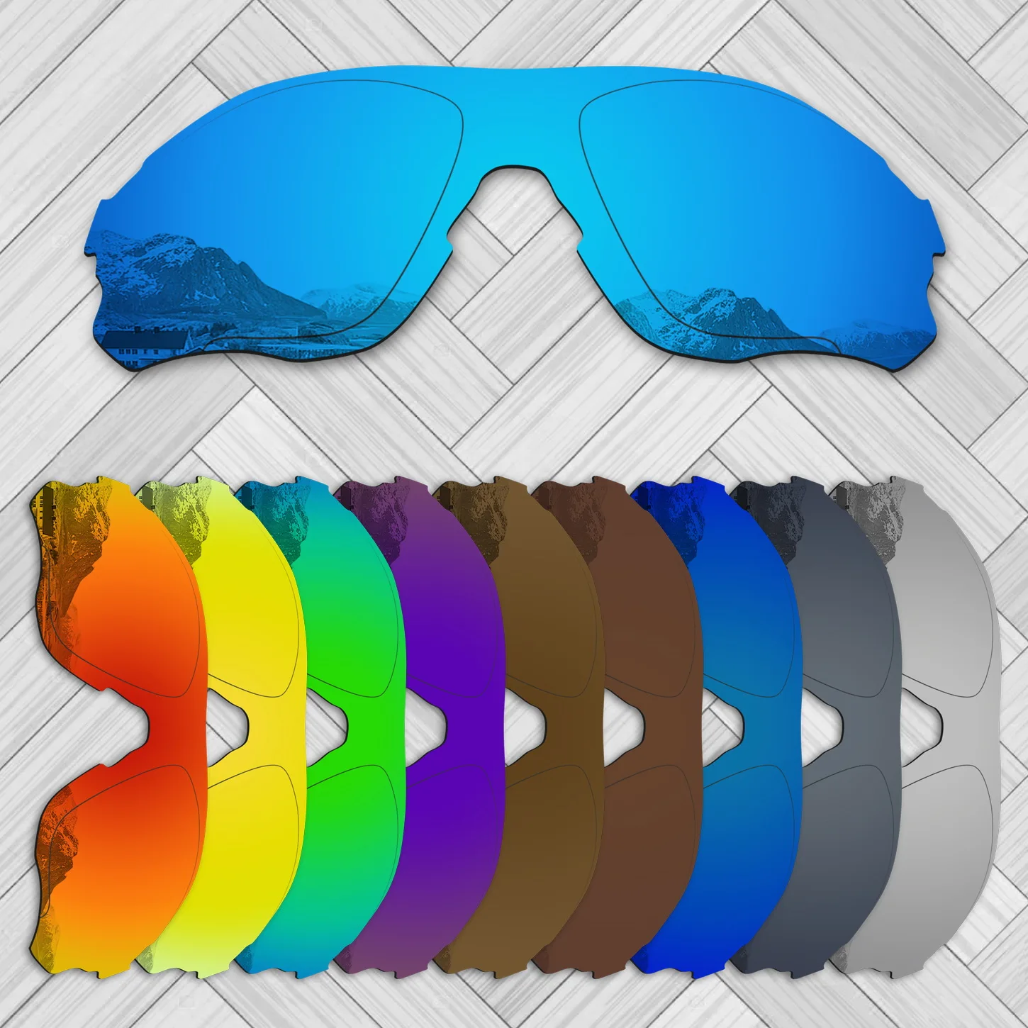 E.O.S 20 + Запасные линзы для солнцезащитных очков OAKLEY EVZero|Очки аксессуары| |