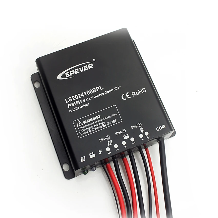 EPSOLAR LS2024100BPL 20A 12В 24В Солнечное зарядное устройство контроллер таймер IP67