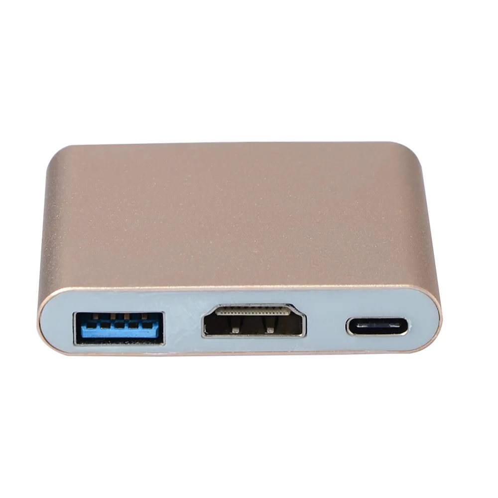 USB C 3 1 конвертер многопортовый цифровой av адаптер Тип до 4 K HDMI 0 кабель для зарядки