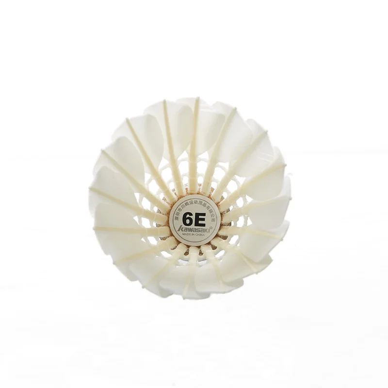 12 шт. фирменный профессиональный Прочный Волан для бадминтона Kawasaki шар из белого