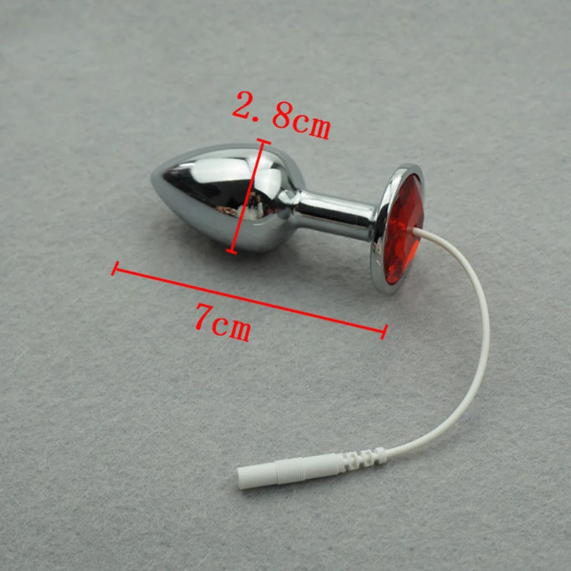 Electric Shock Pulse Therapy Metal Anal Plug Vibrator Urethral Penis Horse Eye Rod Adults Product Sex Toys for Men | Красота и