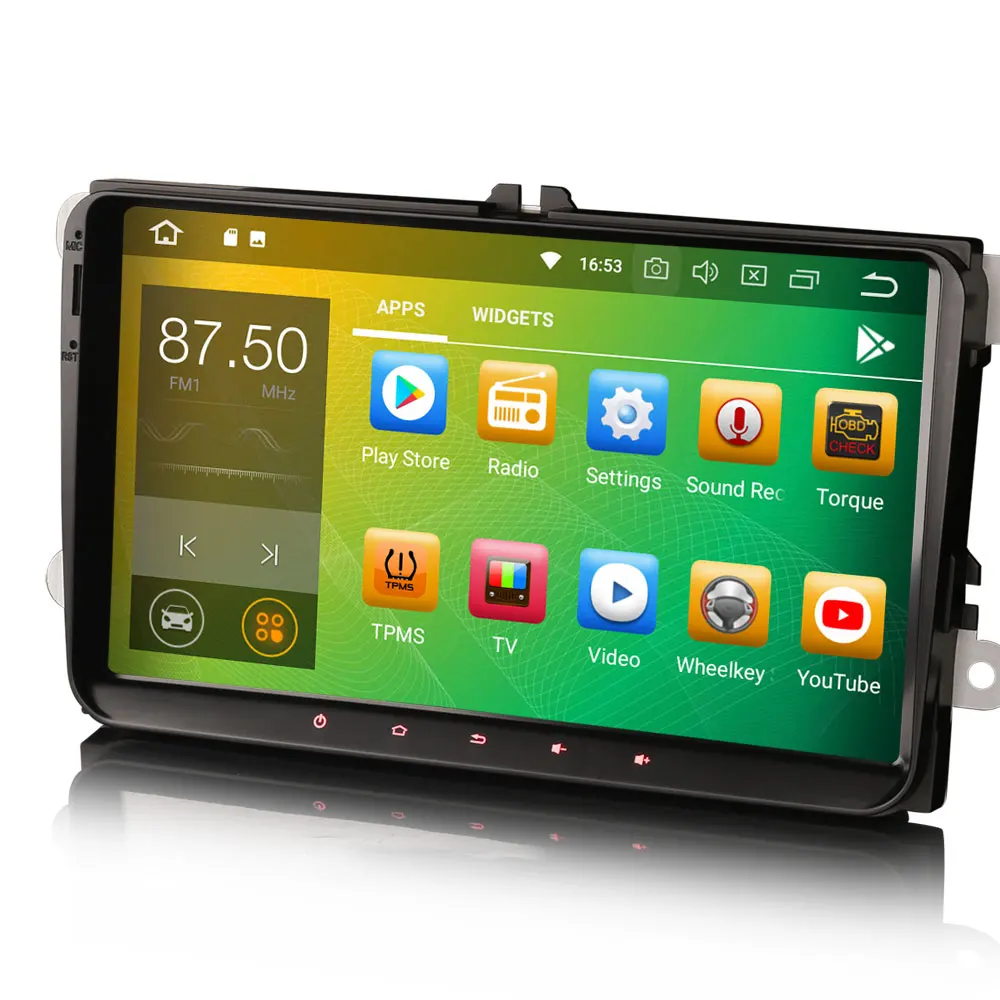 9 "Android 0 OS Автомобильная Мультимедийная навигация GPS радио для Volkswagen Vento 2009-2015 и