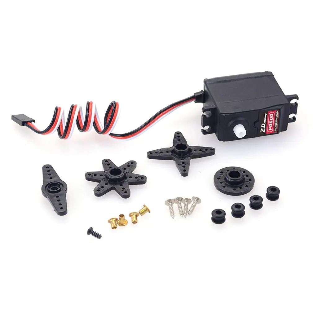 ZD Racing P0600 6 кг стандартная стальная шестерня полный CNC алюминиевый корпус Coreless Servo