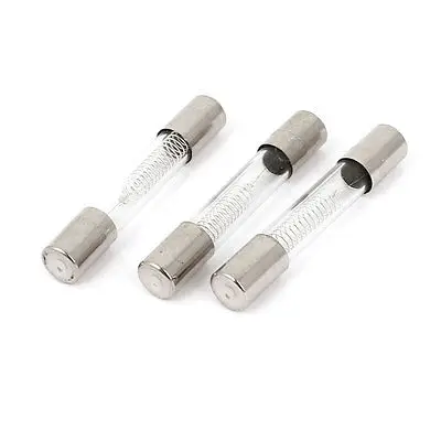 

3Pcs 0.6A 5kV Glass Tube Fuse High Voltage 6 x 40mm for Microwave Oven