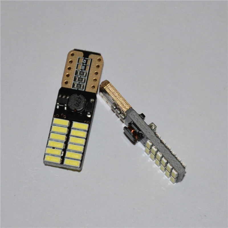 4 шт. автомобилей Canbus НЕТ ОШИБКА T10 W5W 194 24-SMD LED Ширина свет лампы для VW Polo Гольф 5 6 7 GTI