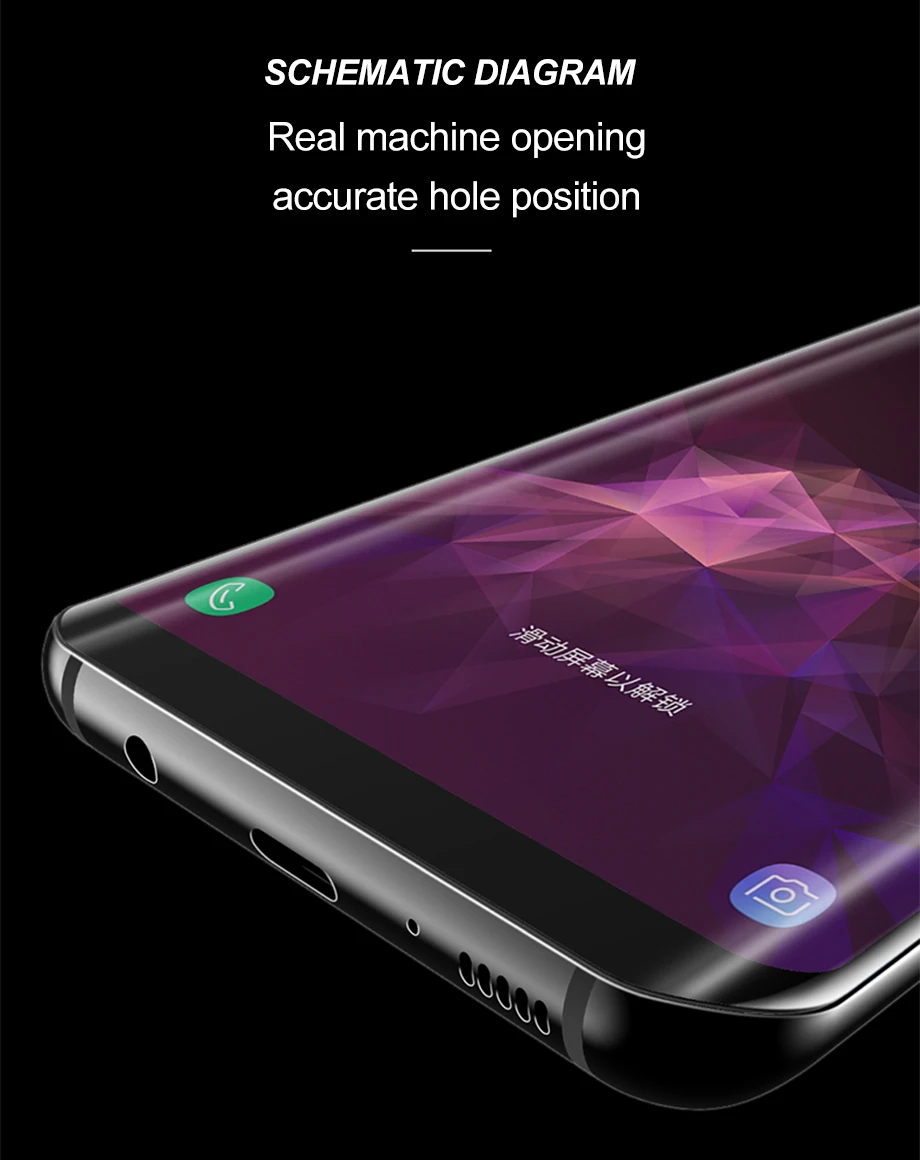 9D Закаленное стекло пленка для samsung Galaxy S9 S8 Plus note 8 note 9 Полный закругленный протектор экрана для samsung Galaxy S7 S6 Edge