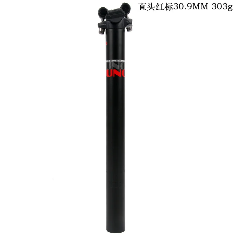 Red logo 30.9mm Горные велосипеды на подседельную трубу рамы ультра светильник дорожный велосипедный Подседельный штырь для горного велосипеда труба из углеродистого волокна 3K глянцевый матовый 27,2/30,9/31,6 мм - Цвет: Red logo 30.9mm
