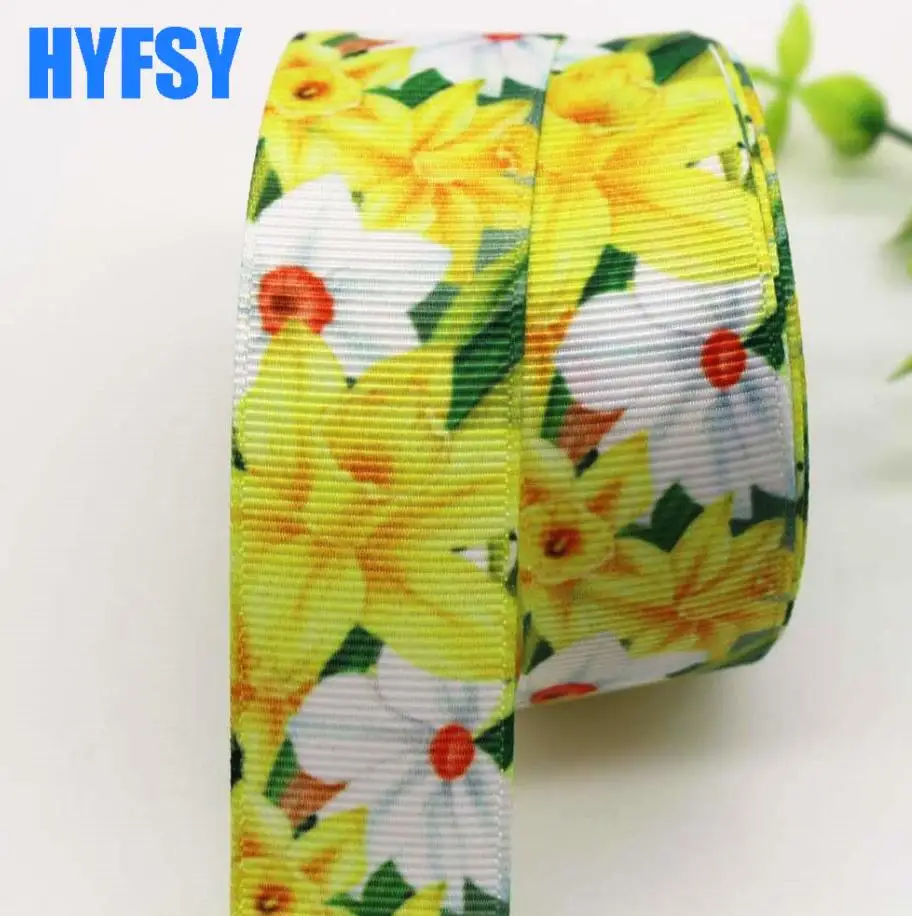 1 '25 мм цветной цветок мультфильм ленты 10 ярдов DIY ручной работы материал свадебный подарок обернуть волосы банты. Корсажная лента - Цвет: 8