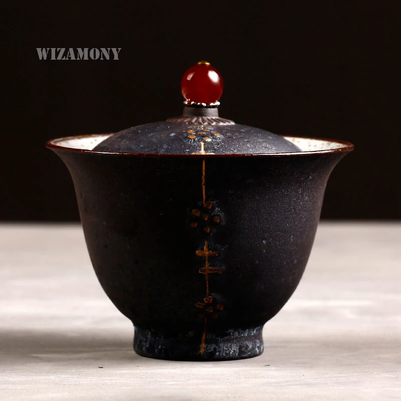 Wisamony чайный набор кунг фу чаша Gaiwan 170 мл Цзиндэчжэнь Элегантный Красивый Чайничек