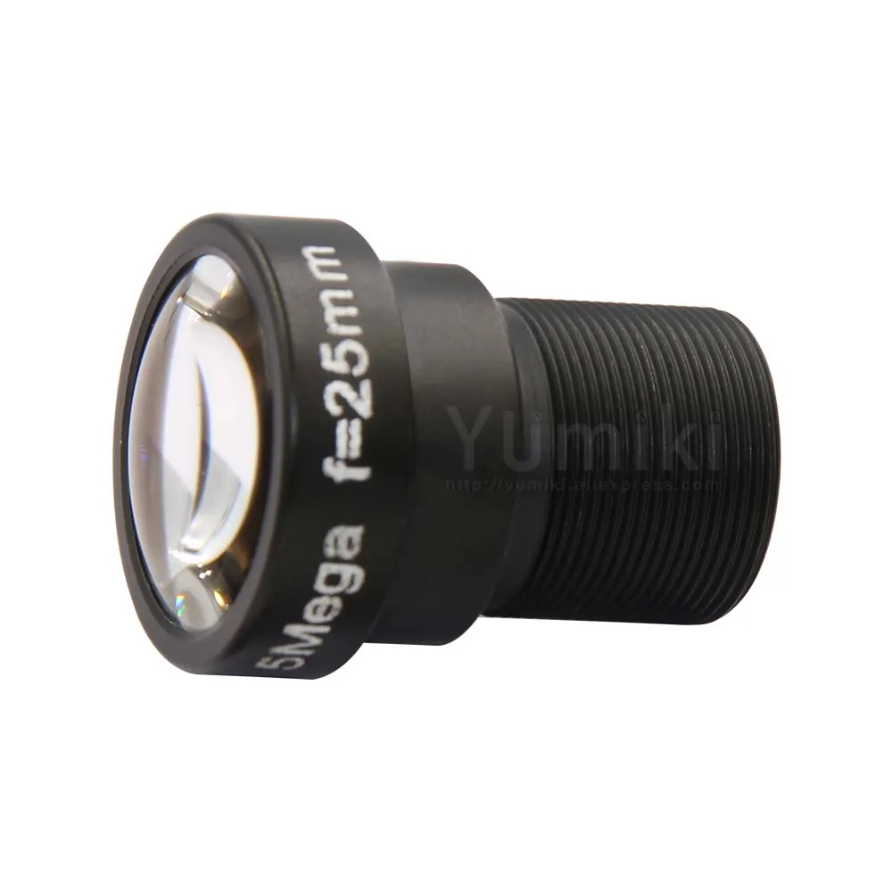 Yumiki 5,0 Megpixel M12 MTV 25 мм 5MP HD CCTV камера объектив IR HD камера безопасности Объектив фиксированная диафрагма
