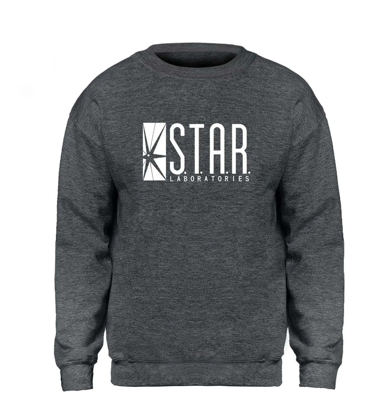 Star Labs Толстовка Супермен серия толстовка мужская джемпер флэш Готэм город комиксов черные толстовки флисовая уличная одежда XXL - Цвет: Dark Gray