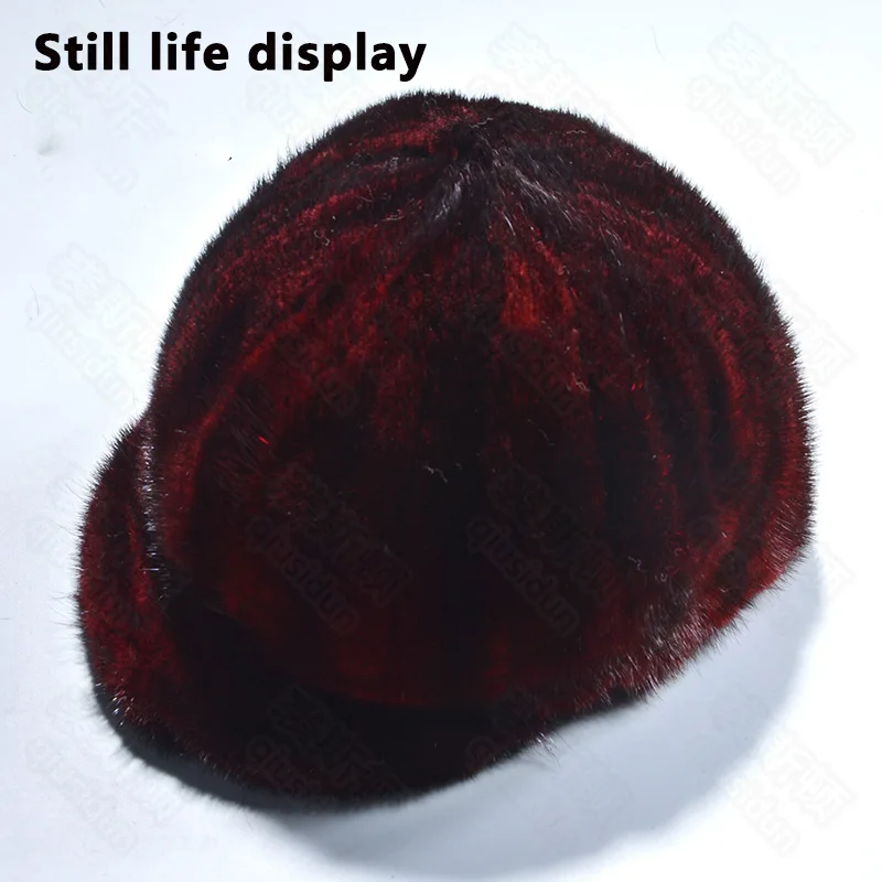 Женская шапка из натуральной норки ermine новинка 2017 женская зимняя высокого