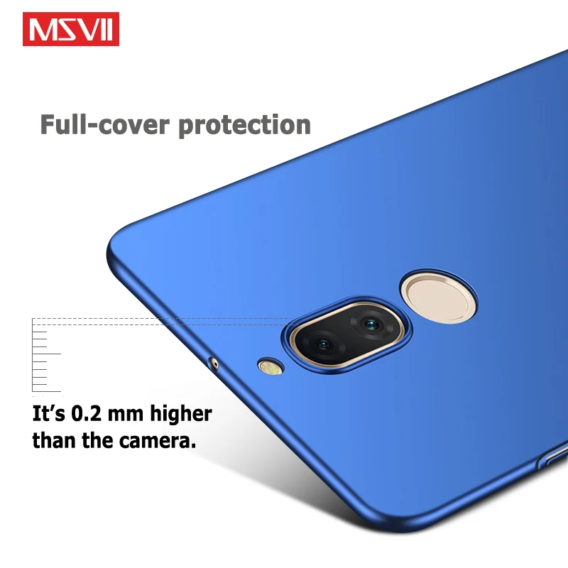 Чехол для huawei mate 10 lite оригинальный бренд Msvii nova 2i honor 9i тонкий скраб жесткий чехол