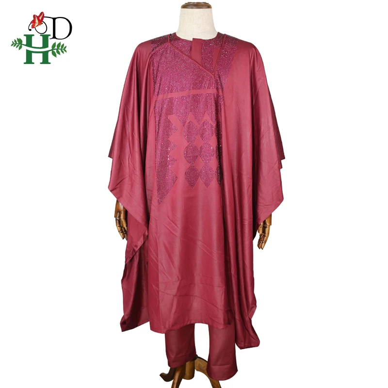 От H &amp D в африканском стиле Agbada Мужская одежда мужские рубашки женское платье