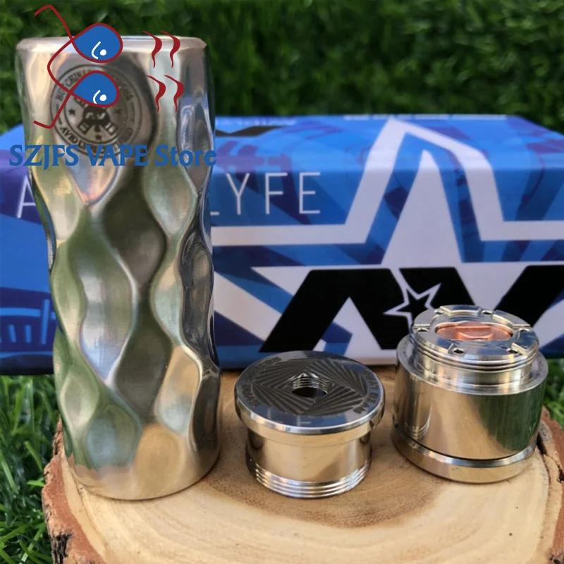 Электронная сигарета AV Dimple Gyre Mod Vape Mods металлическая трубка латунь медь 510