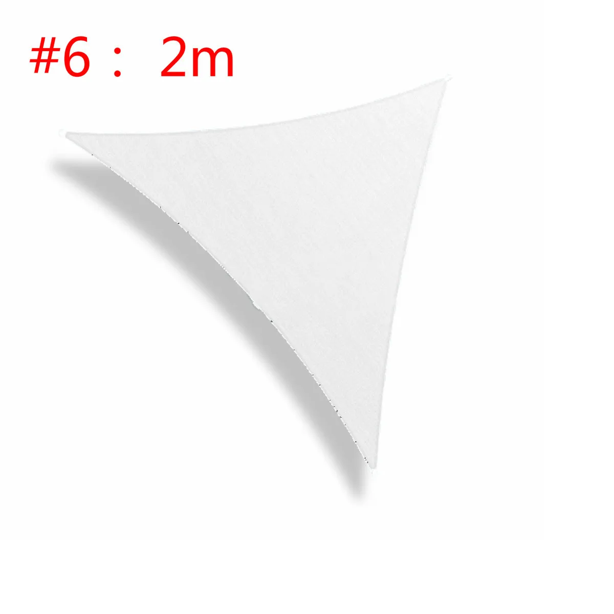 white Triangle 2m 4x3/3,6/3/2 m Треугольники/площадь/прямоугольник Защита от ультрафиолетовых лучей Водонепроницаемый полиэфирная ткань для отдыха на открытом воздухе солнце экран теневые паруса сетчатые навесы - Цвет: white Triangle 2m